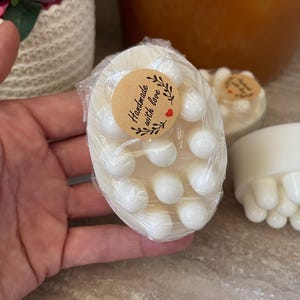 Handmade Goat Milk Soap with Honey – Natural, Unscented, Moisturizing, For Sensitive & Baby Skin – Set of 4 Bars.
