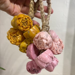 Handmade Grape Scented Soap Roses – Decorative Bath Soap, Gift for Bathroom or Special Occasion…