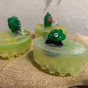 Kids Soap with Toy Inside – Handmade Massage Soap Bar | Candy Scent | Fun Bath Gift…