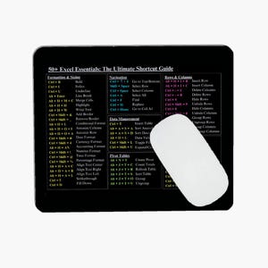 Essential Excel Shortcuts Mouse Pad