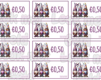 Marcadores de posición Gnomos hippies