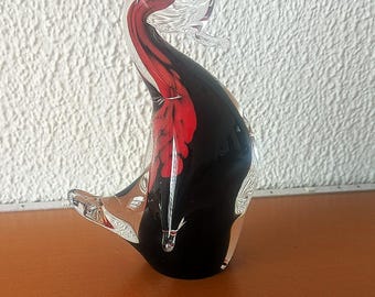 V. NASON Murano Duck – Art Glass Italy, 16 cm, Signed