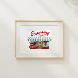 Economy Candy | Iconic New York City Candy Store Print by Local Artist
