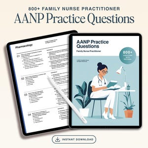 AAEP FEP Exam Prep 2025 - Nurse Prackitioner Übungsfragen, AP Lernleitfaden, digitaler Download pdf, druckbare Prüfungsbögen