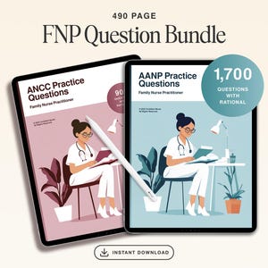 FEP Exam Prep Bundle 2025 - ANCC AAEP Prüfung, Übungsfragen für Krankenschwester, np Lernführer, digitaler Download, druckbare Bewertungsbögen