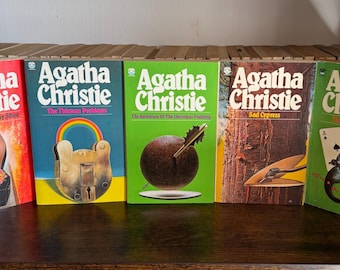 Vintage Agatha Christie Paperback book - published by Fontana Books in the 1980s. Various Hercule Poirot and Miss Marple titles to choose