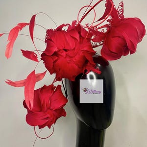 Pfingstrose Federn Fascinator