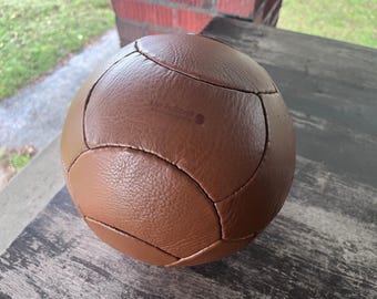 50年代　アンティーク　本革製サッカーボール　アーセナル　英国製 ☆アンティーク 50年代 本革製サッカーボール アーセナル 英国製