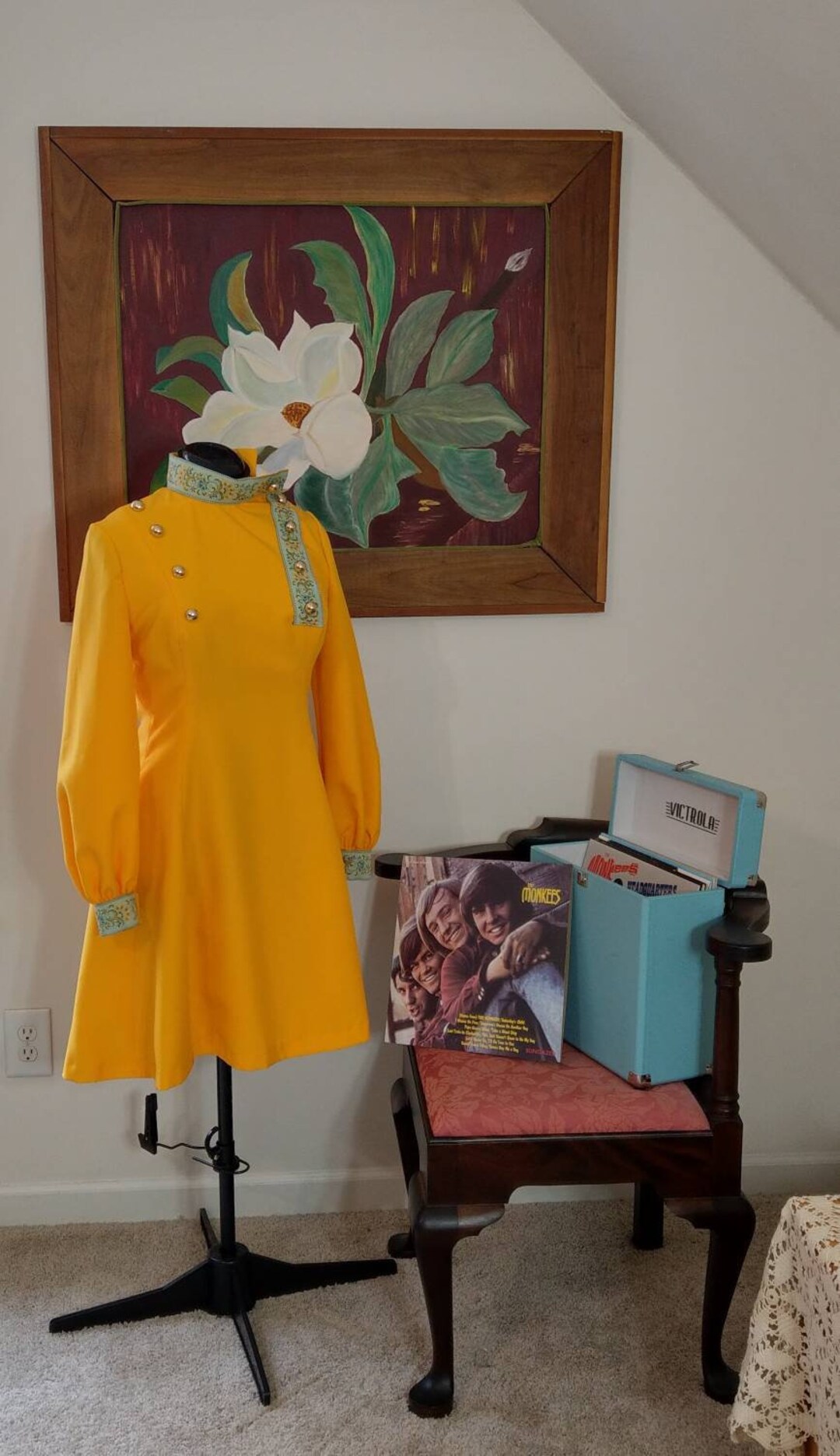 1960s Style A Line Retro Nehru Replica Fan Club Dress Etsy Il 1080xN.3514984306 48jv