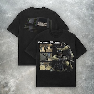 Camiseta Counter Strike Source – Camiseta vintage estilo urbano Y2K