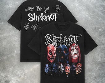 Vintage Y2K Slipknot T-Shirt – Heavyweight Cotton Band Tee