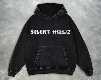Silent Hill 2 Hoodie - Y2K Vintage Retro Horror Game Oversized 100% Cotton