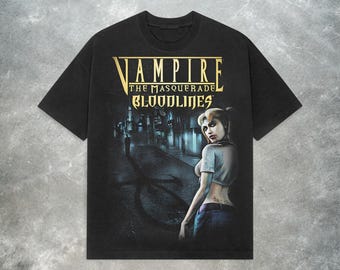 90s Vampire The Masquerade ゲーム Tシャツ（Vampire the