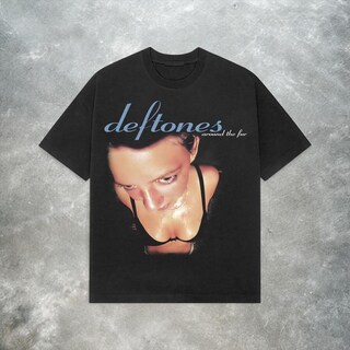 Rock Off Deftones Around The Fur - Maglietta Unisex Ufficiale, Morbida E Comoda (Small)