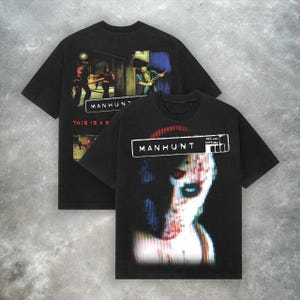T-shirt Manhunt PS2 : T-shirt vintage jeu d'horreur de l'an 2000 image 1