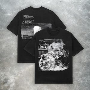 Vintage Y2K Rage Against The Machine T-Shirt – 100% Cotton Band Tee