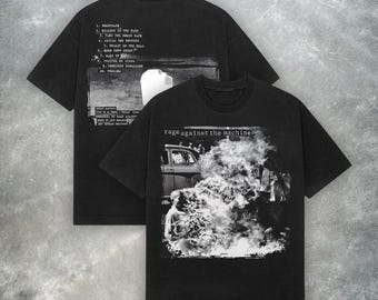 Vintage Y2K Rage Against the Machine T-shirt – 100% Cotton Band