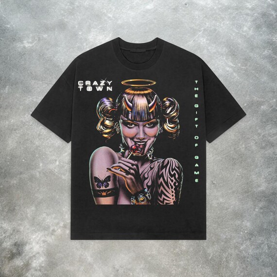 Crazy Town Butterfly Graphic Tee: Y2K Nu-metal Band Shirt - Etsy