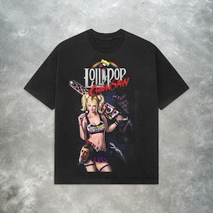 Lollipop Chainsaw Tee – Vintage Y2K Anime Video Game Shirt