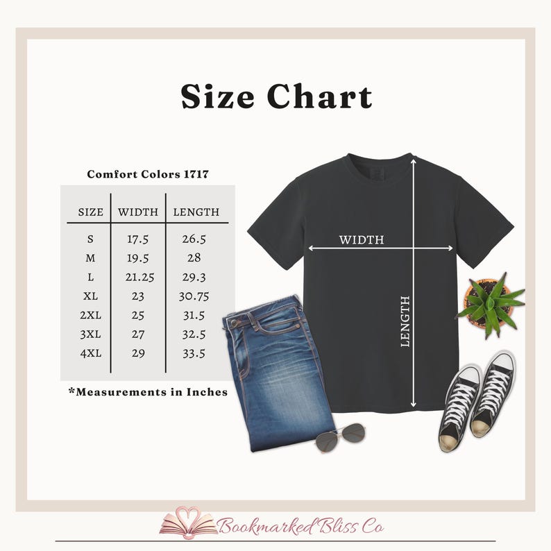 comfort colors size chart for Cute crabby reader graphic tee for women who love books coffee and the beach