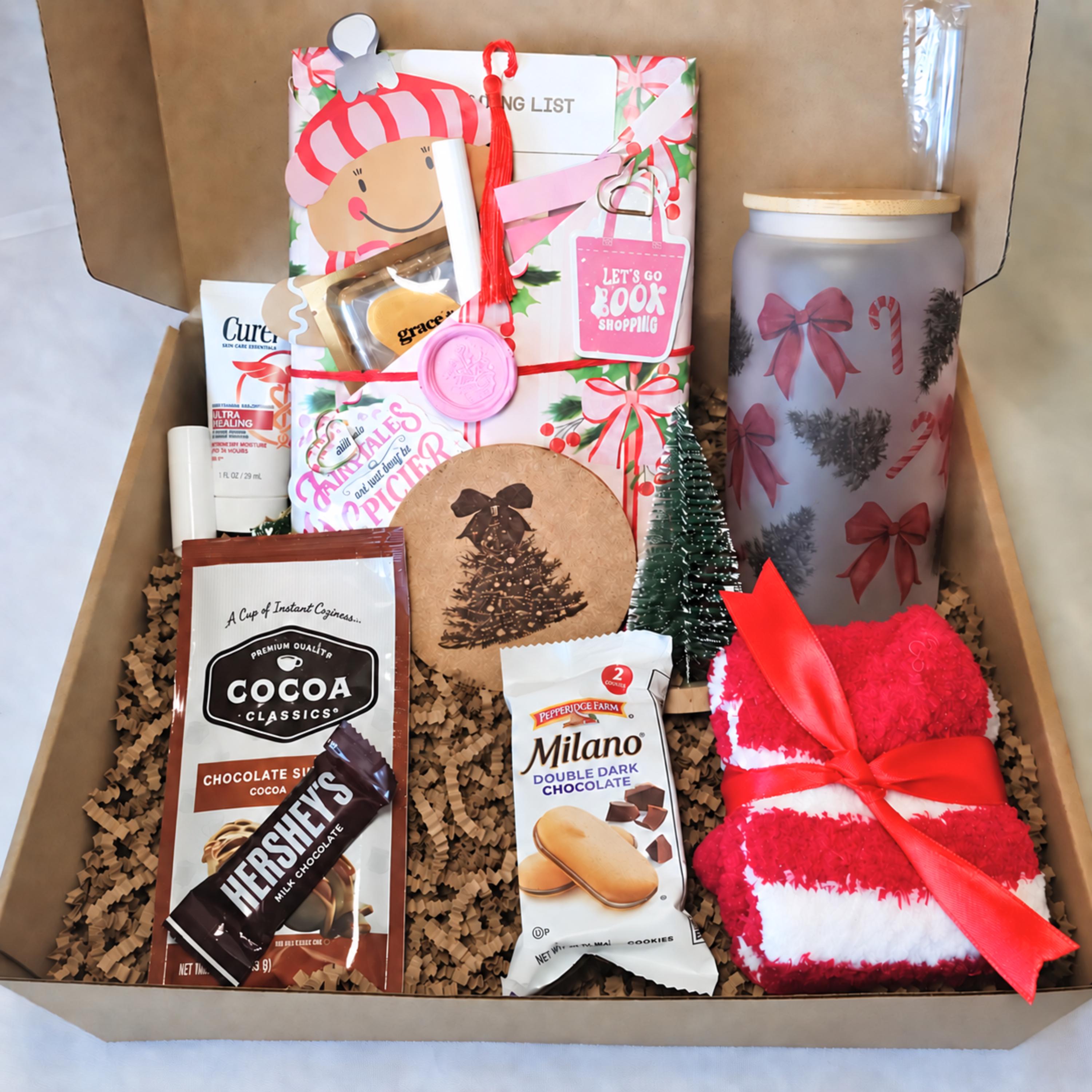 Christmas Blind Date with a Book Box - Personalized Holiday Mystery Book Gift for Book Lovers
