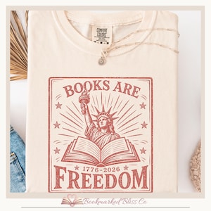 reader gift patriotic shirt with liberty reading design america celebration