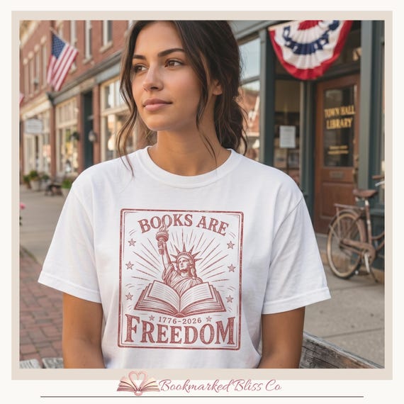 America 250 TShirt, 4th Of July Book Lover Shirt, Patriotic Gifts For Readers