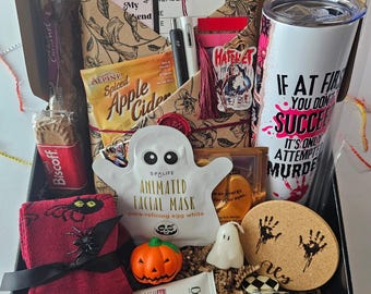 Halloween Blind Date With a Book Box - Spooky Mystery Book Gift For Readers