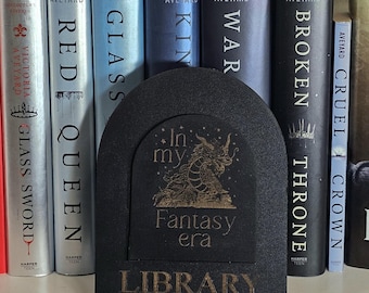 Personalized library sign bookish library sign custom name library sign Gift for Book Lover book nook sign bookcase sign Skeleton Sign