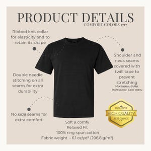 comfort colors shirt product details for Beach vacation book lover shirt with nautical inspired crab and starfish illustration