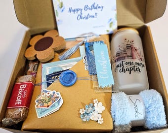 Personalized Blind Date With a Book Box - Surprise Mystery Read, Book Lover Gift