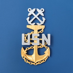 US Navy Chief Boatswain&#39;s Mate BM Anchor