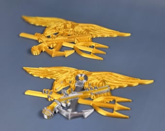 Insignia de los SEAL de la Marina de los EE. UU. impresa en 3D