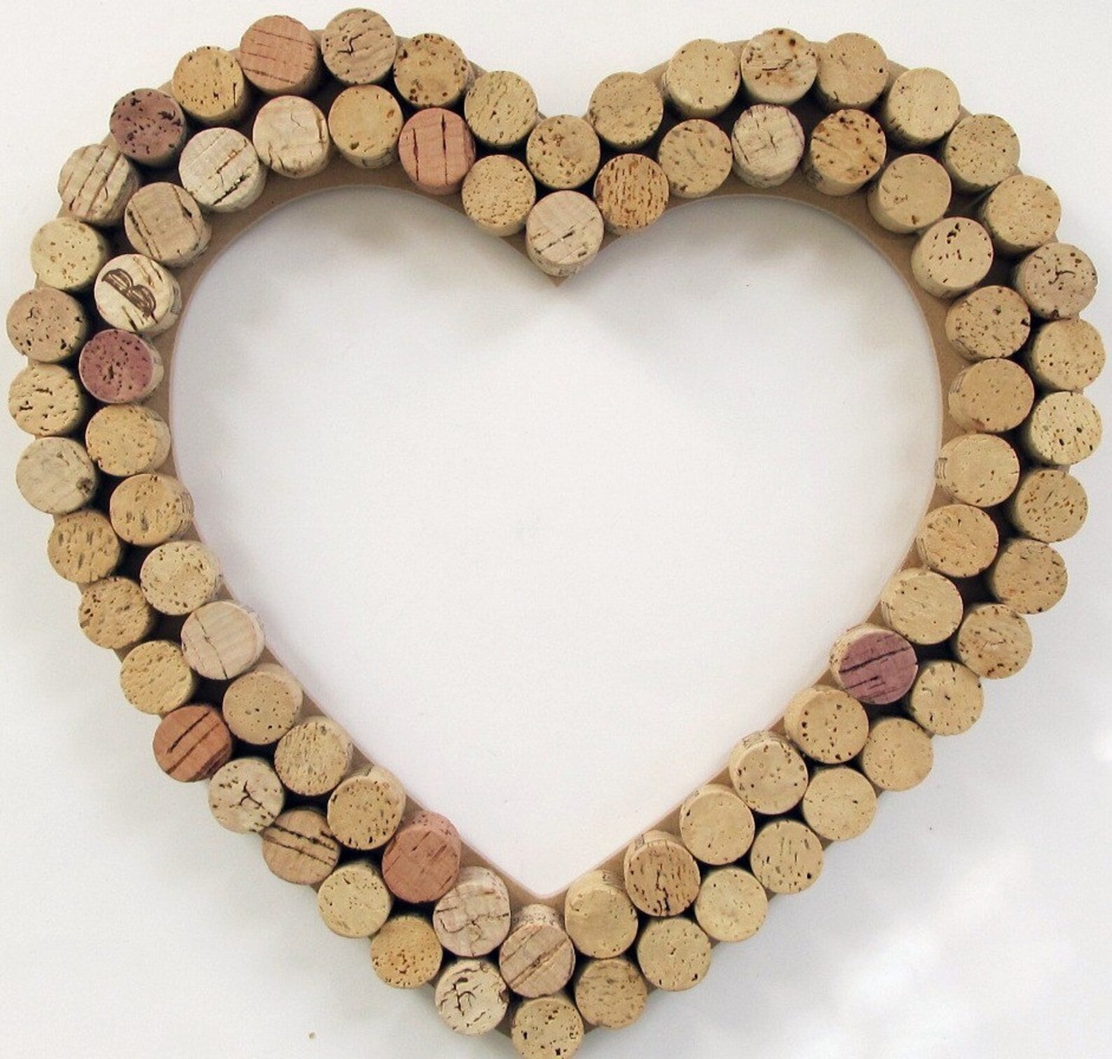 Heart Wine Cork Wall Decor and Bulletin Board | Etsy