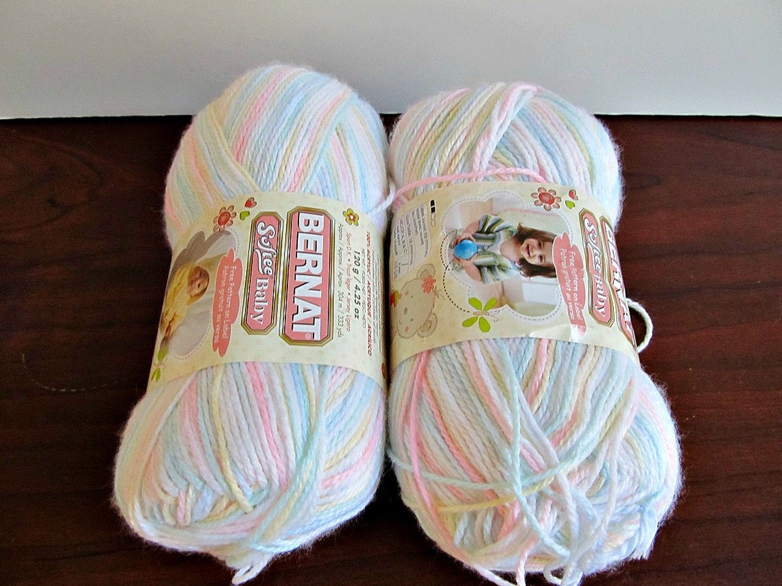 Bernat Yarn Softee Baby in Baby Baby Destash Etsy