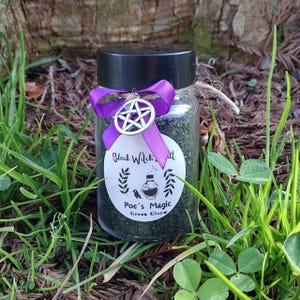 WITCH&#39;S BLACK SALT/ Salt Ritual. Protective Salt. Repels Negative Energy. Banishing. Spiritual Protection.Black Salt for Spells & Anointing