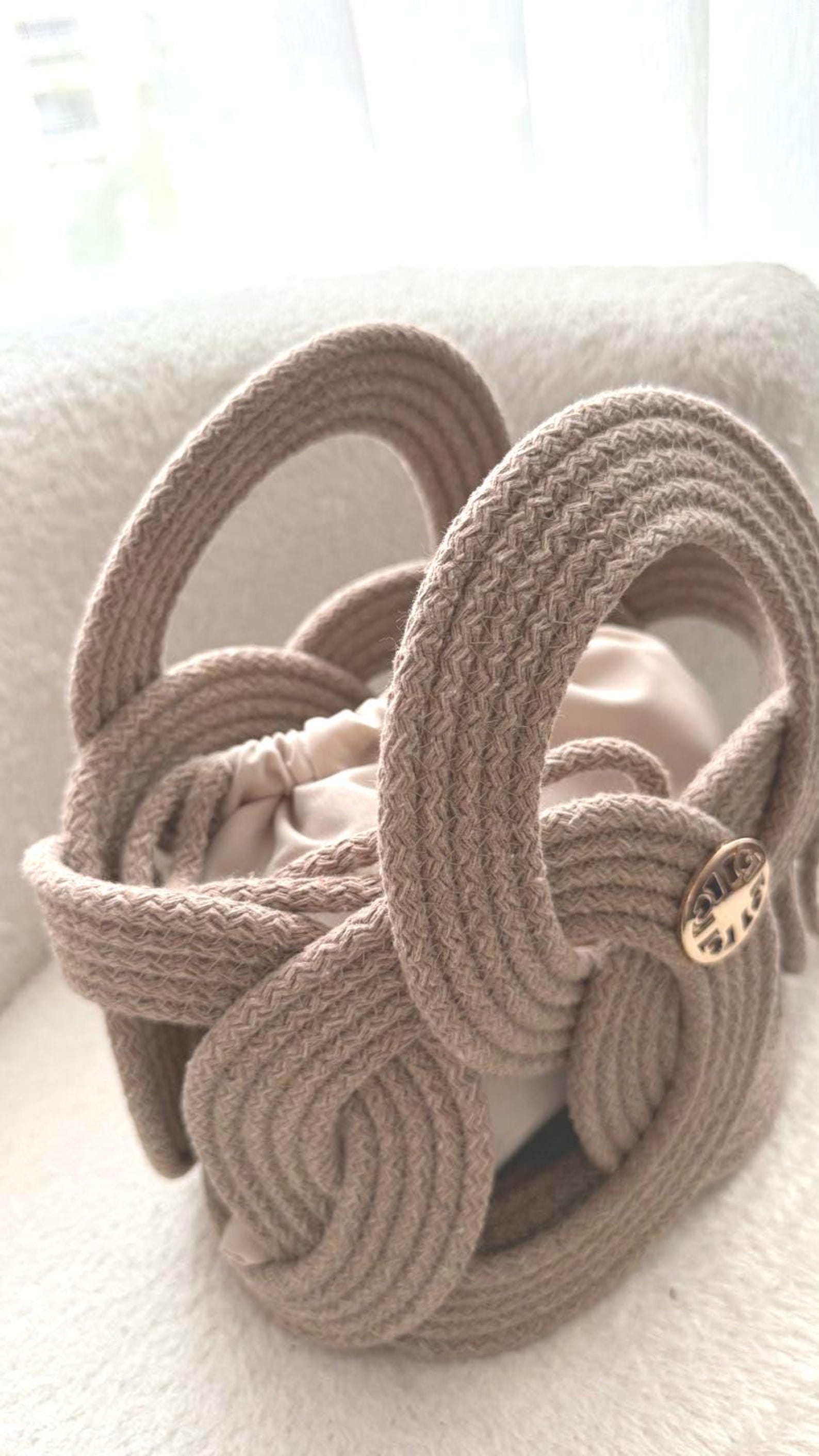 Handmade Woven Knot Rope Bag, Tote , Wholesale - Etsy