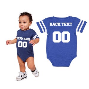 Customized newborn football jersey