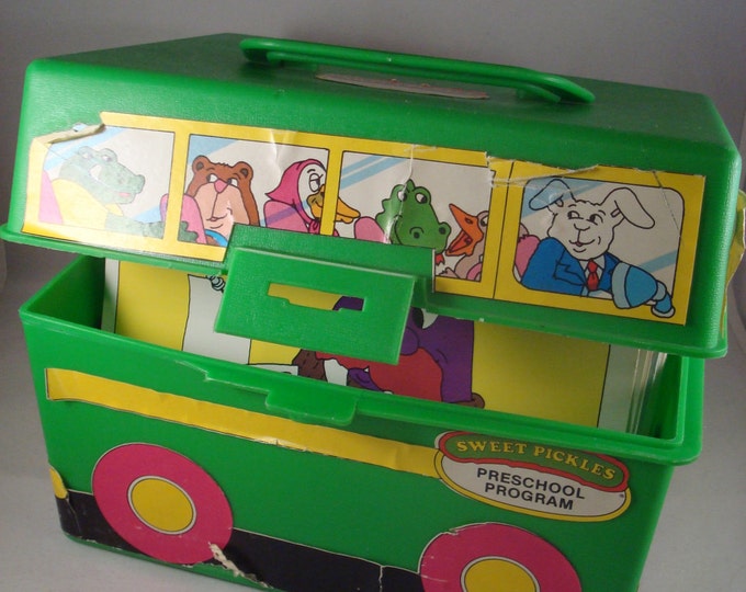 Rare Vintage Sweet Pickles School Bus Preschool Program Educational