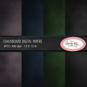 Chalkboard Digital Paper, chalkboard texture, chalkboard clipart, chalkboard background, chalkboard graphics, P 113