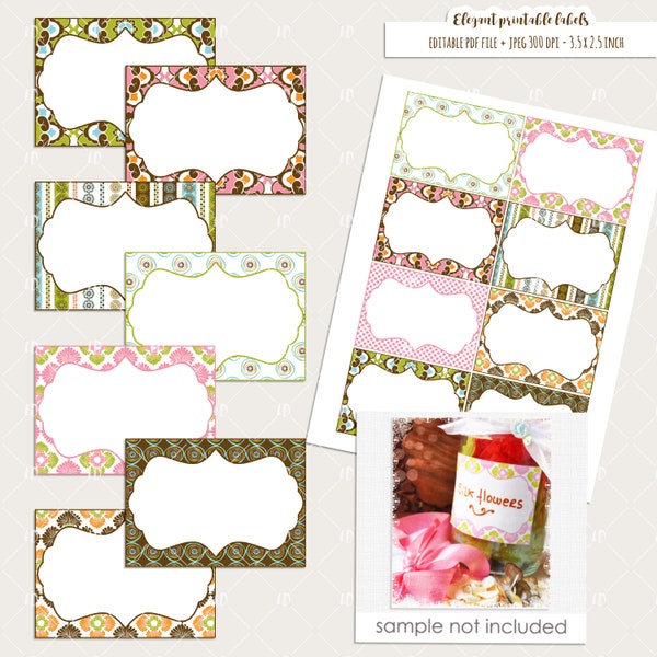 Candy Buffet Tags - Etsy