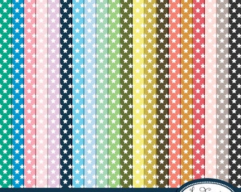 Seamless star digital paper for commercial use, lesson plan backgrounds, teacher paper, planner paper, star pattern, preppy, cheer, P181