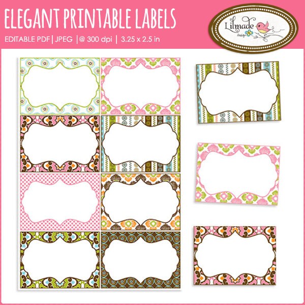 printable labels editable pdf labels task cards printable