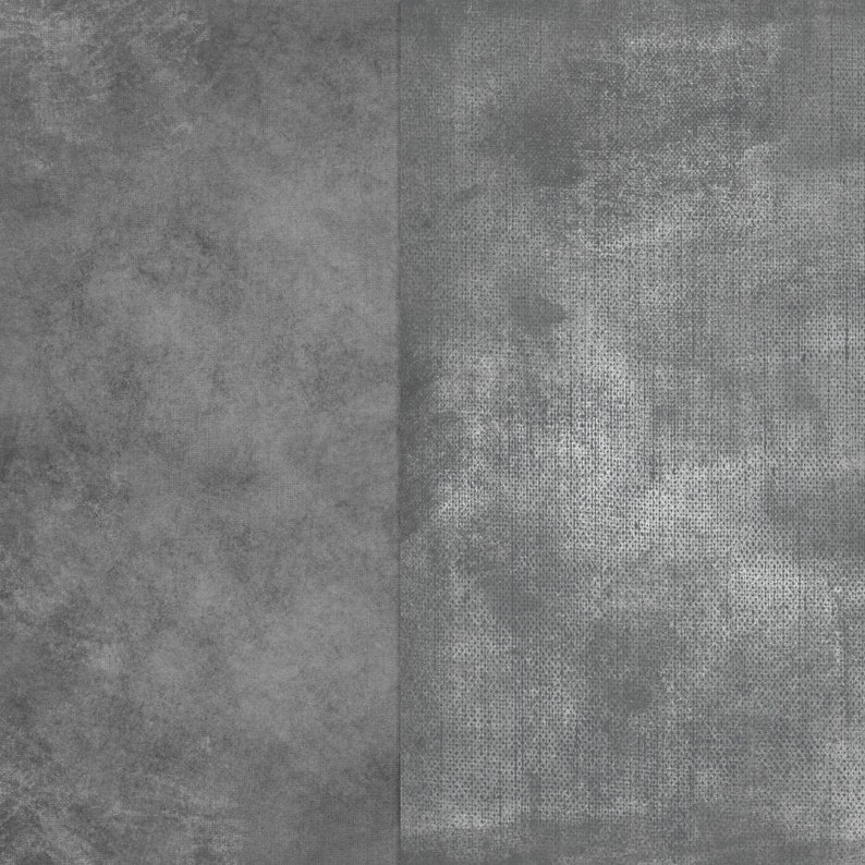 May include: A close-up of two different textured surfaces. The left side is a smooth, gray surface with a subtle mottled pattern. The right side is a textured, gray surface with a woven pattern.