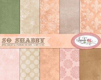 Shabby digital paper, vintage digital paper, vintage backgrounds, photo textures, commercial use, instant download, P203