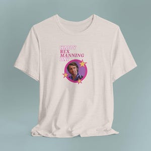 Empire Records Rex Manning Day Tee, 90s Movie, Retro Style Unisex Jersey Short Sleeve Shirt - Vintage Music Fan Gift, Cult Classic Movie
