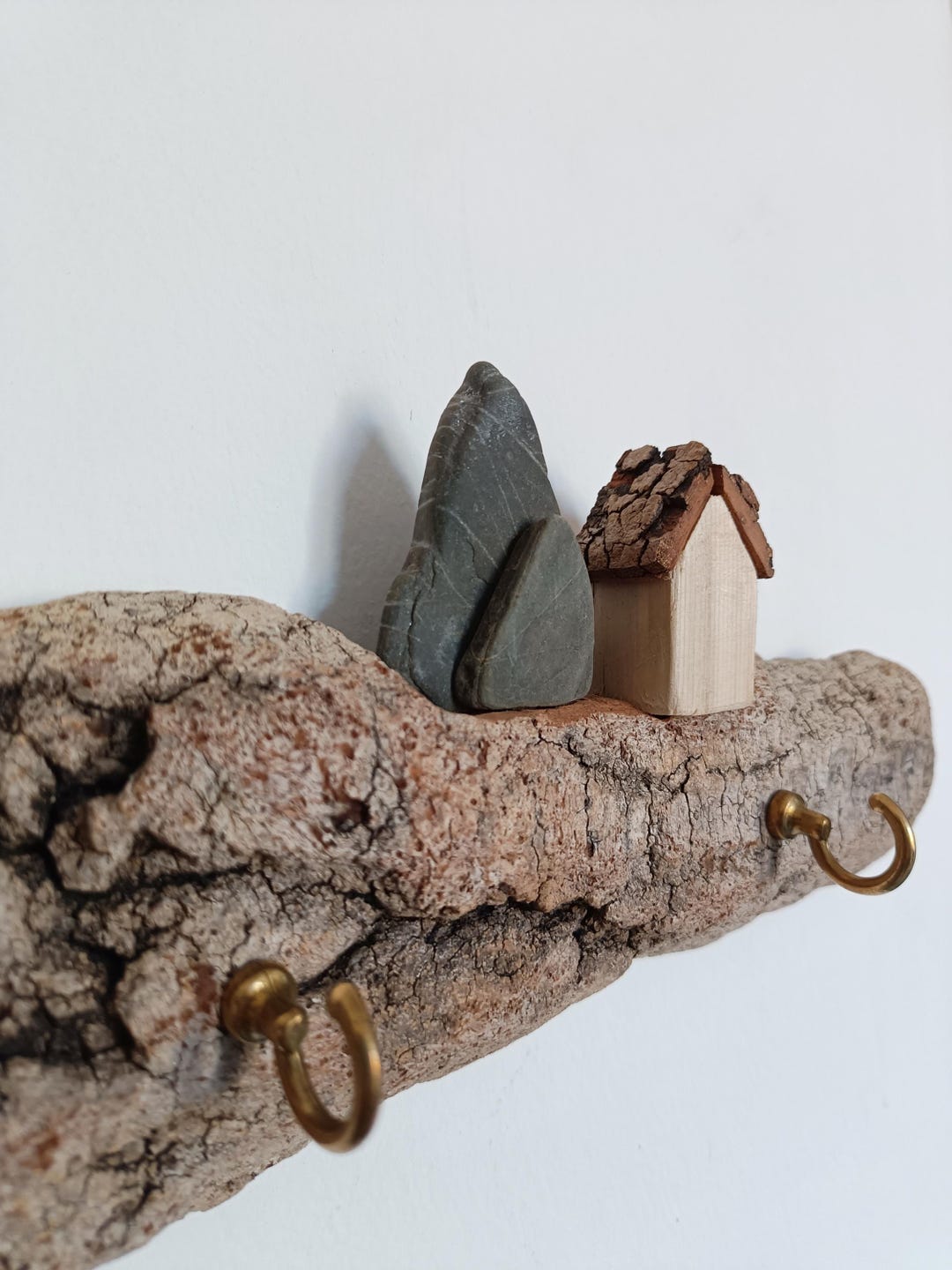 Key Holder Frame With Mountain House - Etsy