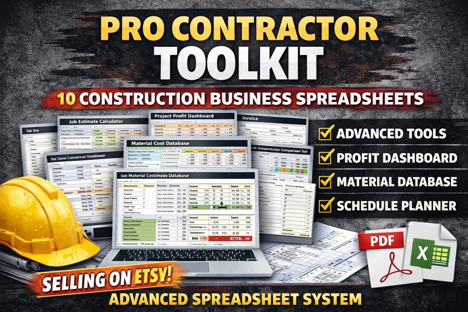Pro Contractor Toolkit - Etsy