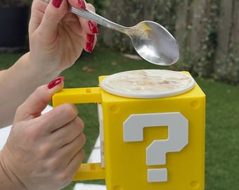 Super Mario Question Block Ice Cream Pint Holder