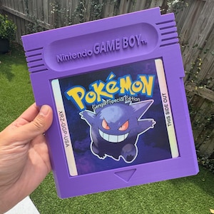 XL Gengar GBC Cartridge | Pokémon Wall Decor | Holographic Retro Art